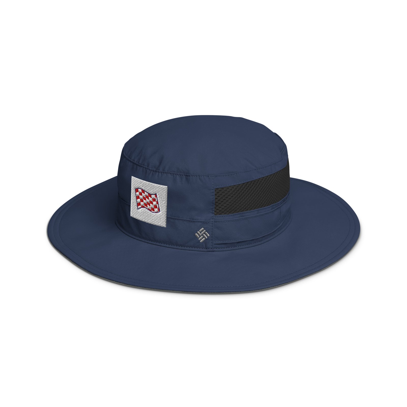 RunFlat Coffee Booney Hat – Checkered Flag - Image 3