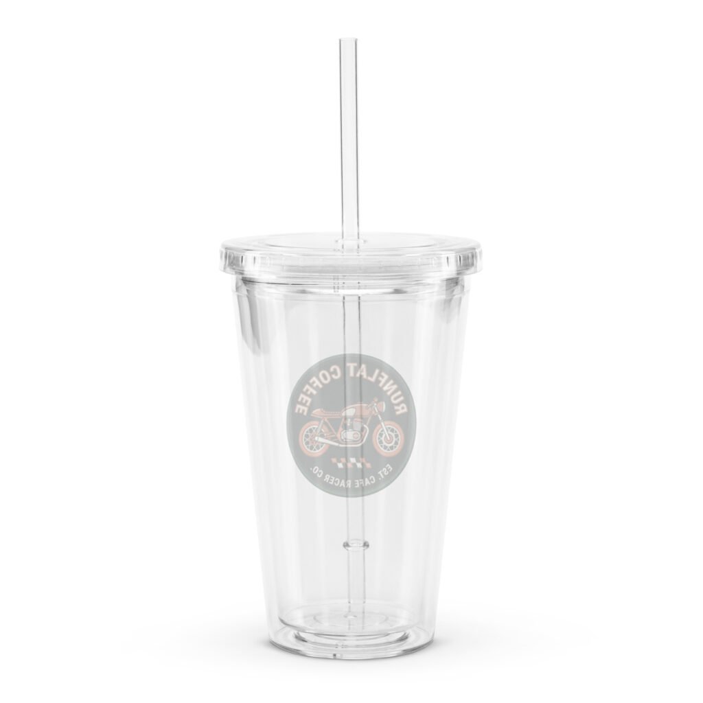 RunFlat Coffee Iced Coffee Tumbler – Cafe Racer Crest