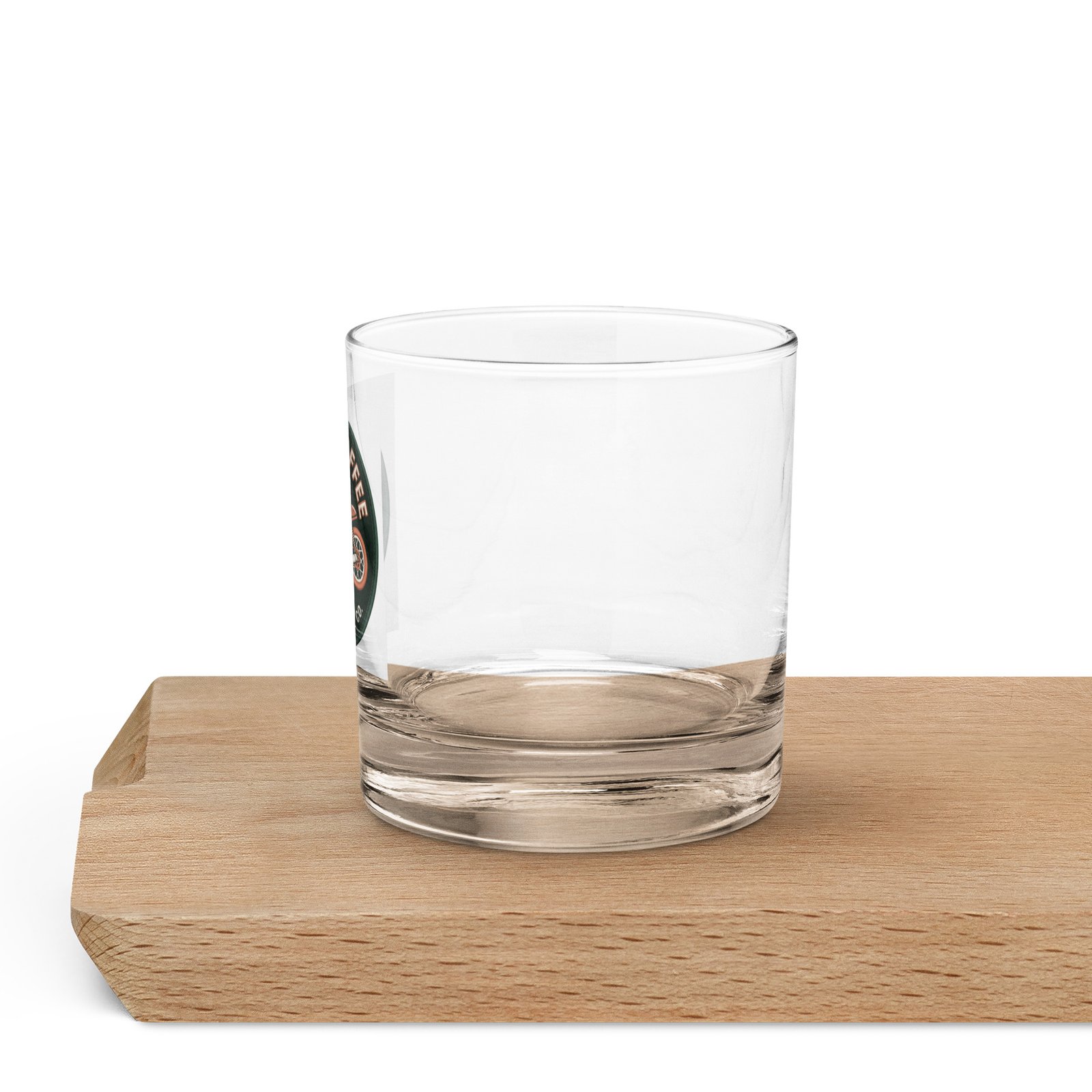RunFlat Coffee Rocks Glass – Cafe Racer Crest - Image 3