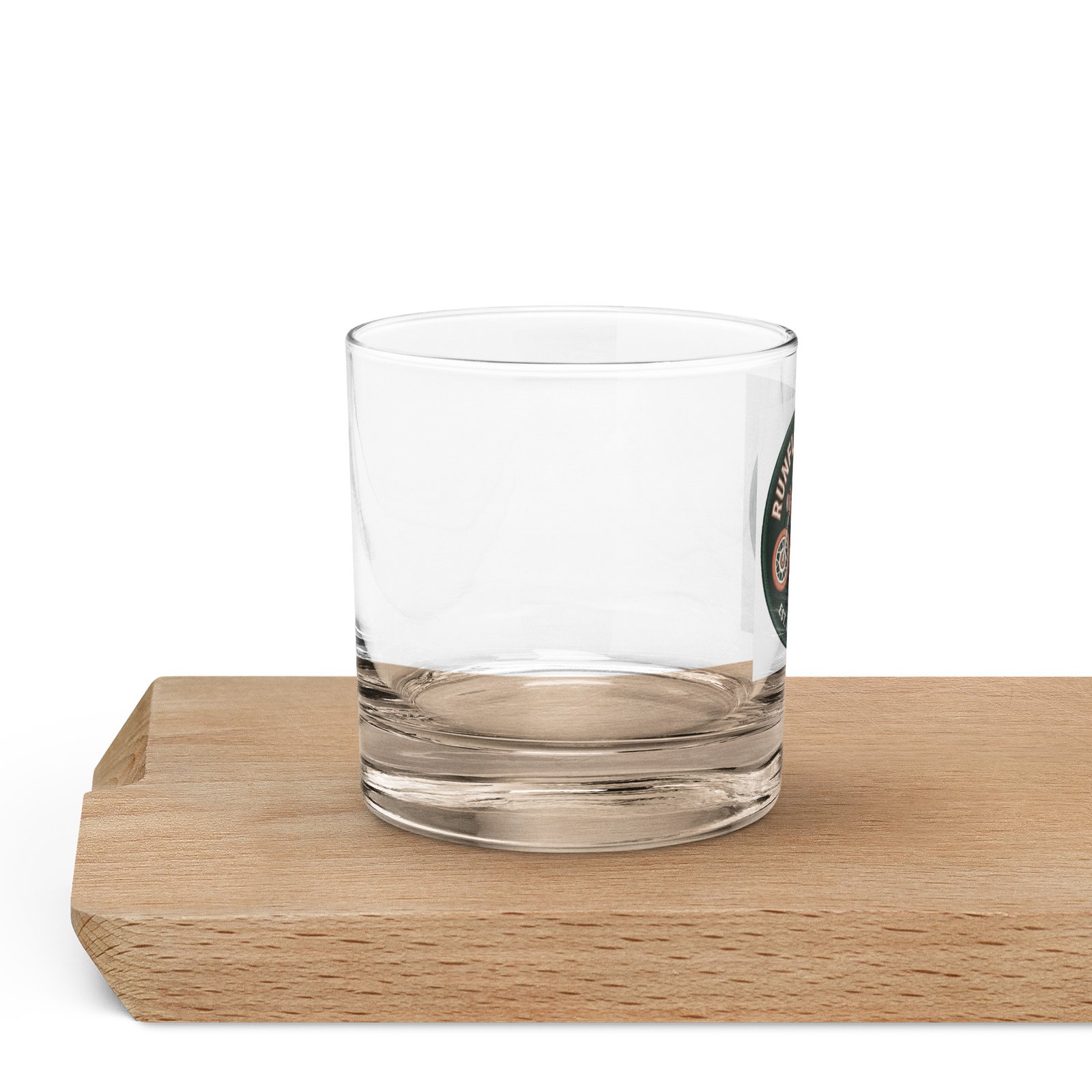 RunFlat Coffee Rocks Glass – Cafe Racer Crest - Image 4