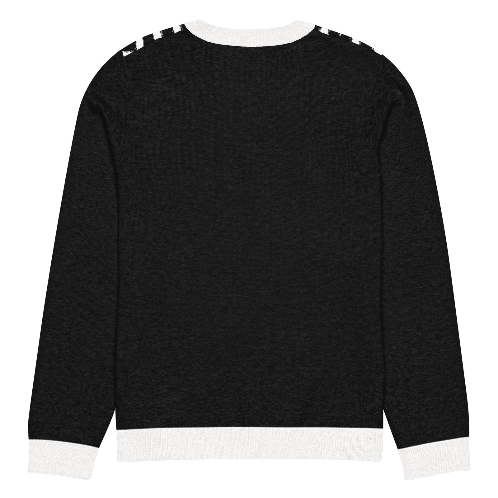 RunFlat Coffee Knitted Crewneck Sweater – Cafe Racer Crest - Image 8